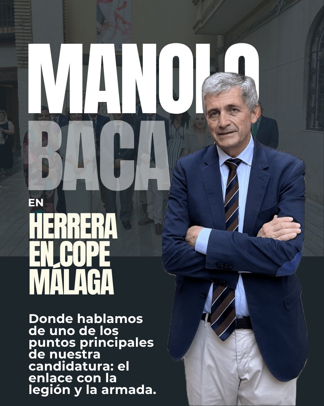 presentacion de candidatura de manuel baca en la cope malaga